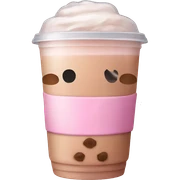 Pink milktea sticker