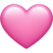pink heart sticker