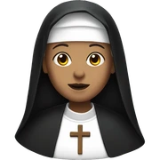 The nun sticker