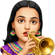 Mariachi Trumpet Player sticker