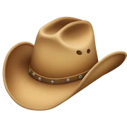 cowboy hat sticker