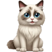 Ragdoll cat  sticker