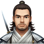 Moonlit Samurai sticker