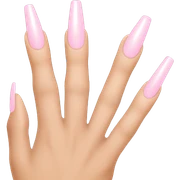 Light pink nails sticker