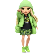 girl in beanie and jacket sticker