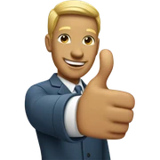 Thumbs up sticker