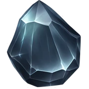 Shard of charged obsidian crystal sticker