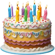 Birthday sticker