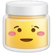 skincare jar sticker