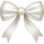 pearl bow sticker