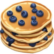 blueberry pancakes  sticker