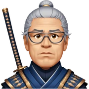 Vigilant Samurai sticker