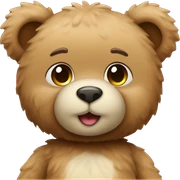 Cute Teddy Bear Emoji sticker