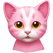 Pink kitten sticker