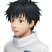 boy in school uniform indoors sticker