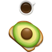 avocado toast sticker