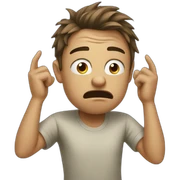 Frustrated sticker