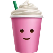 pink starbucks sticker