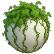 vines sphere sticker