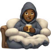 Cosy winter sticker