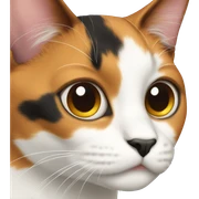calico cat sticker