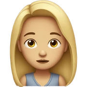 Sad girl sticker