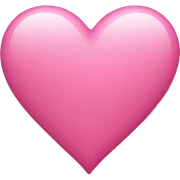Pink heart  sticker