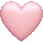 Light pink heart sticker