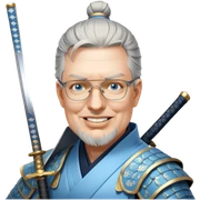 Elegant Samurai sticker
