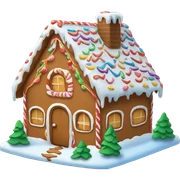 gingerbread house sticker