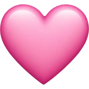 pink heart sticker