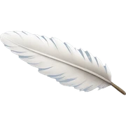 dove feather sticker