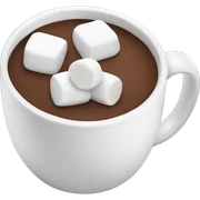 Hot chocolate with marshmallows  sticker