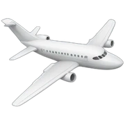 Plane flying sticker