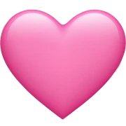 pink heart sticker