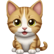 Cute kitten  sticker