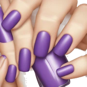 Purple Nails  sticker
