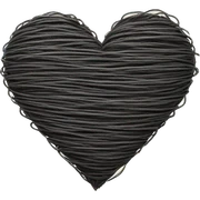 Scribbled heart sticker