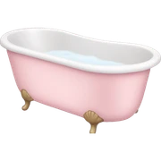Light pink bath sticker