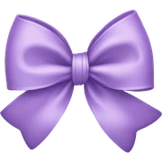 lilac bow sticker