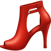 Red heel sticker