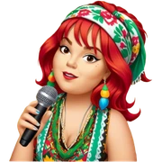 Colorful Singer sticker