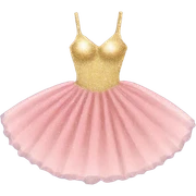sparkly Ballerina dress sticker