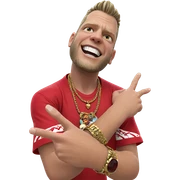 red shirt and jewelry style sticker