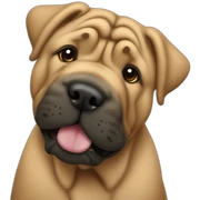 shar pei sticker