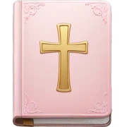 pale pink Holy Bible sticker