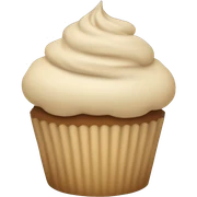 beige cupcake sticker