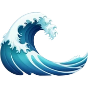 wave sticker