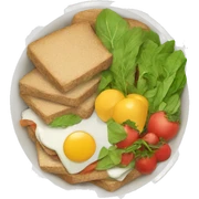 healthy lunch sticker