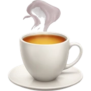 A cup of tea sticker